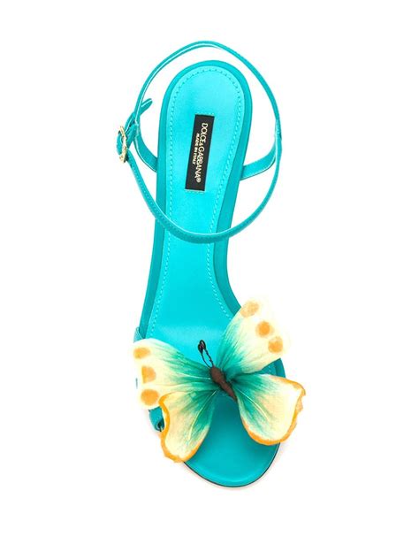 dolce gabbana butterfly shoes|dolce and gabbana colorful shoes.